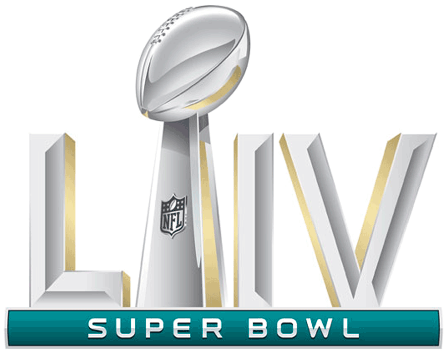 Super Bowl LIV Logo vinyl decal